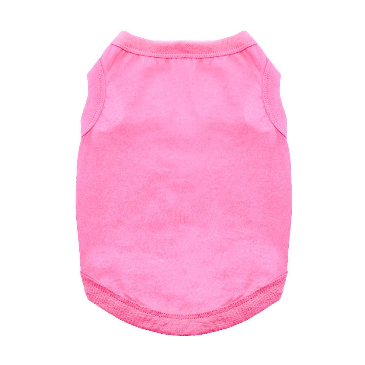 Cotton Dog Shirt Tank - Carnation Pink