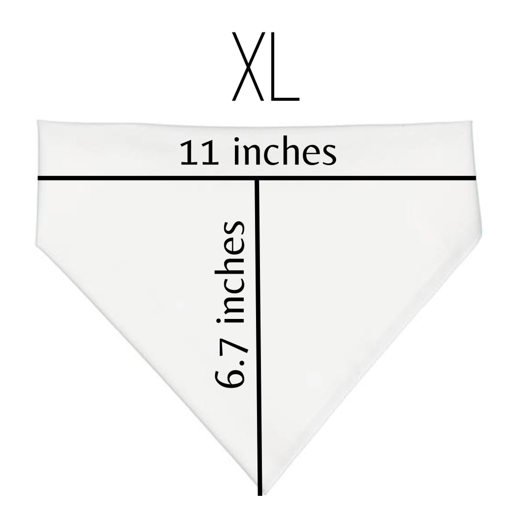 White polyester bandana