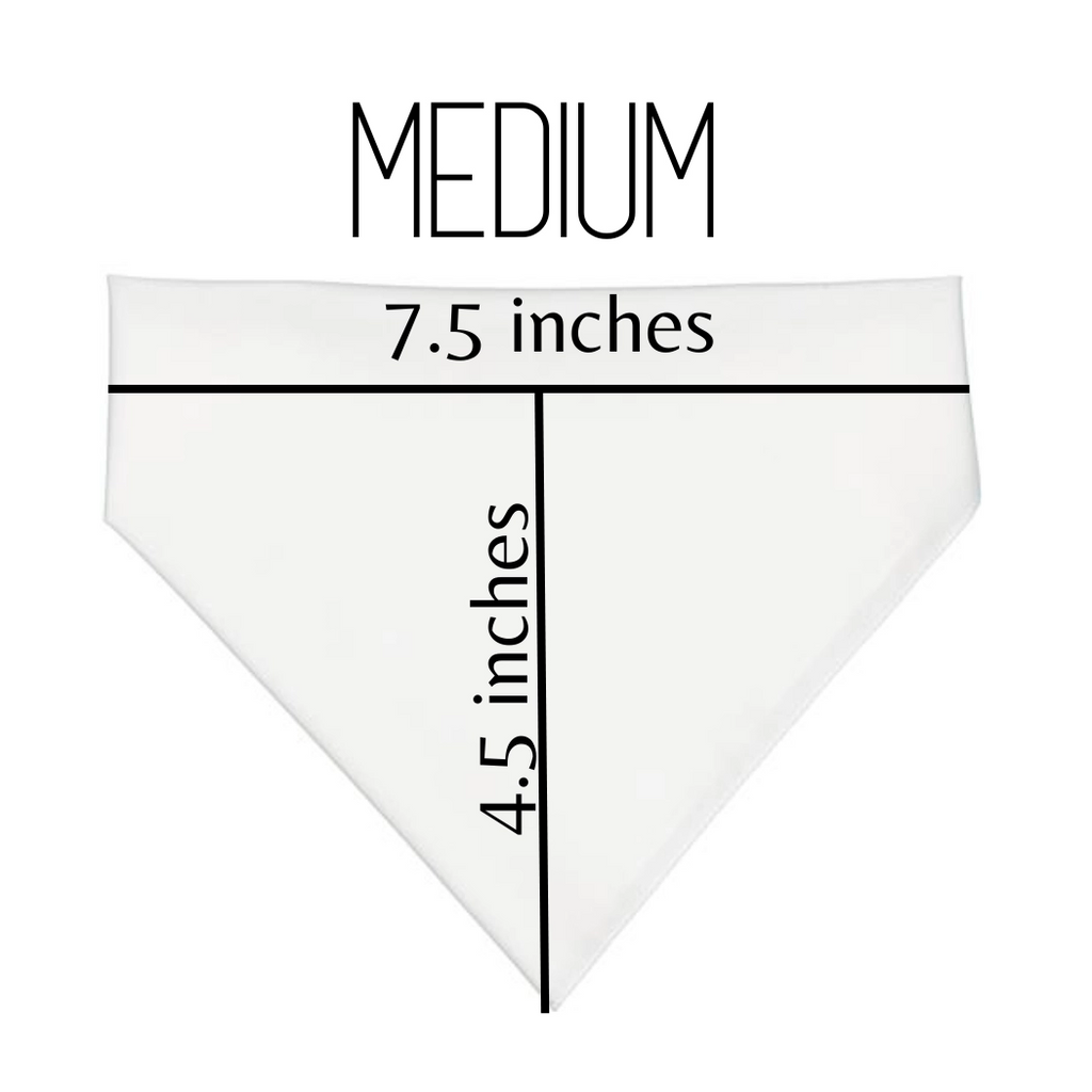 White polyester bandana