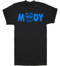 MOODY Sad Face Blue T-Shirt