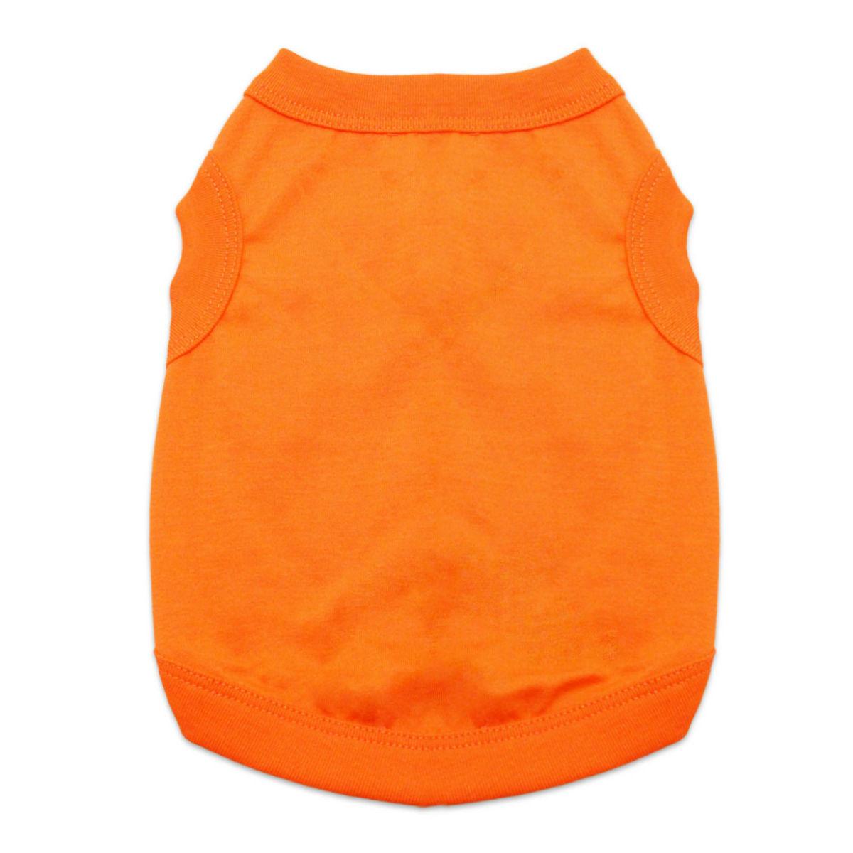 Cotton Dog Shirt Tank Orange