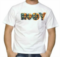 Moody Drama Mask Graphic T-Shirt – White