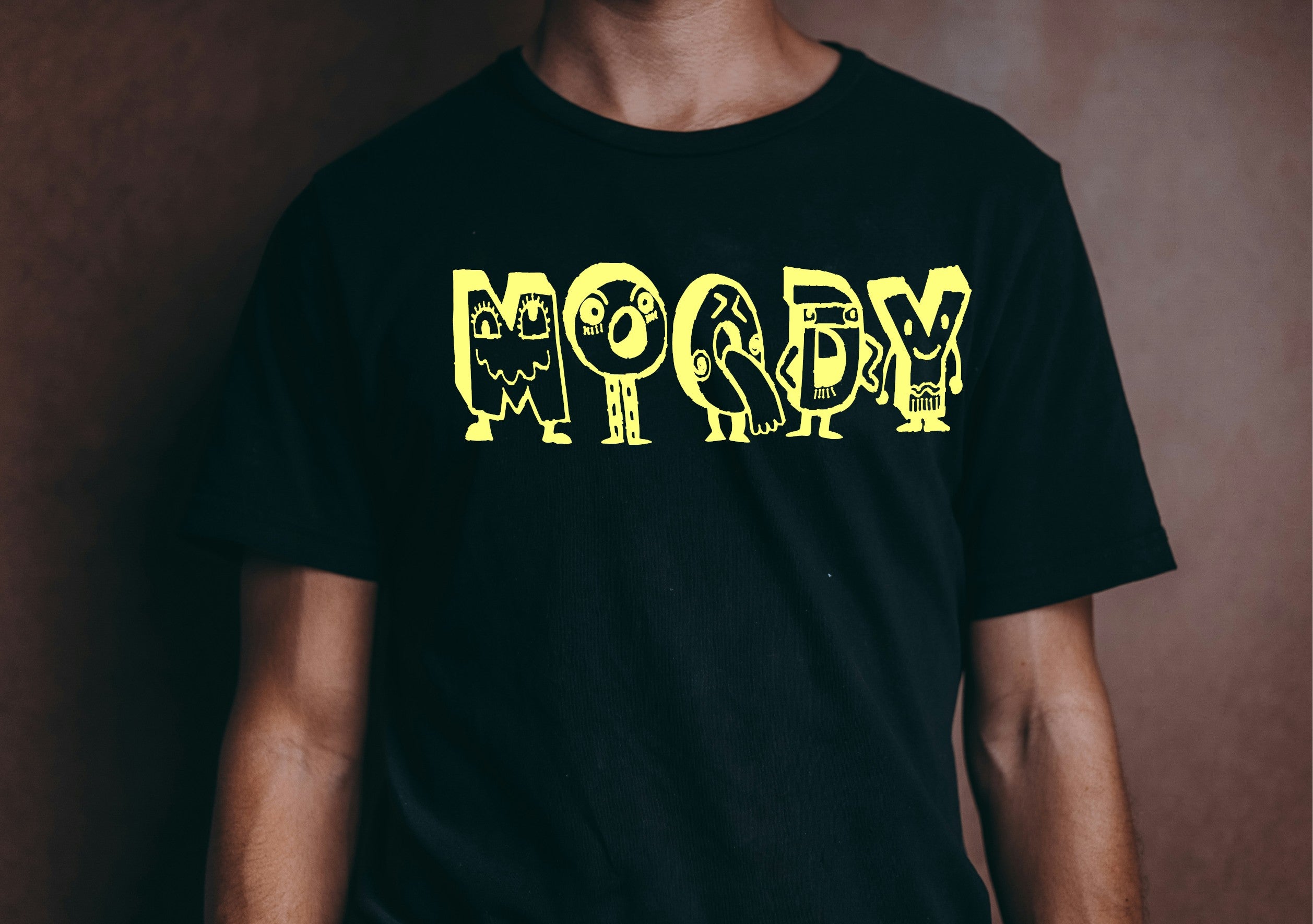 MOODY Spooky Yellow T-Shirt