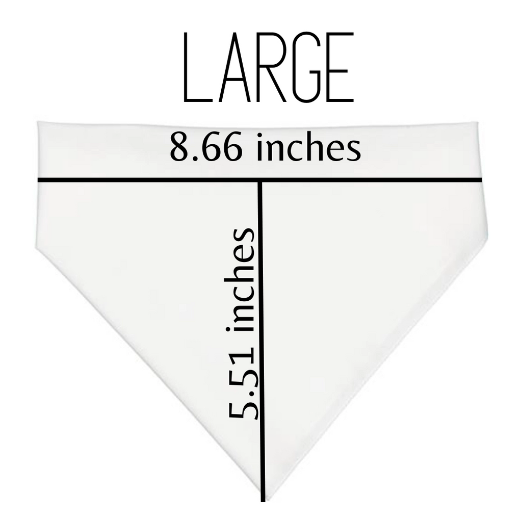 White polyester bandana