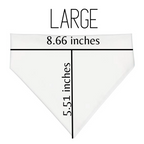 White polyester bandana