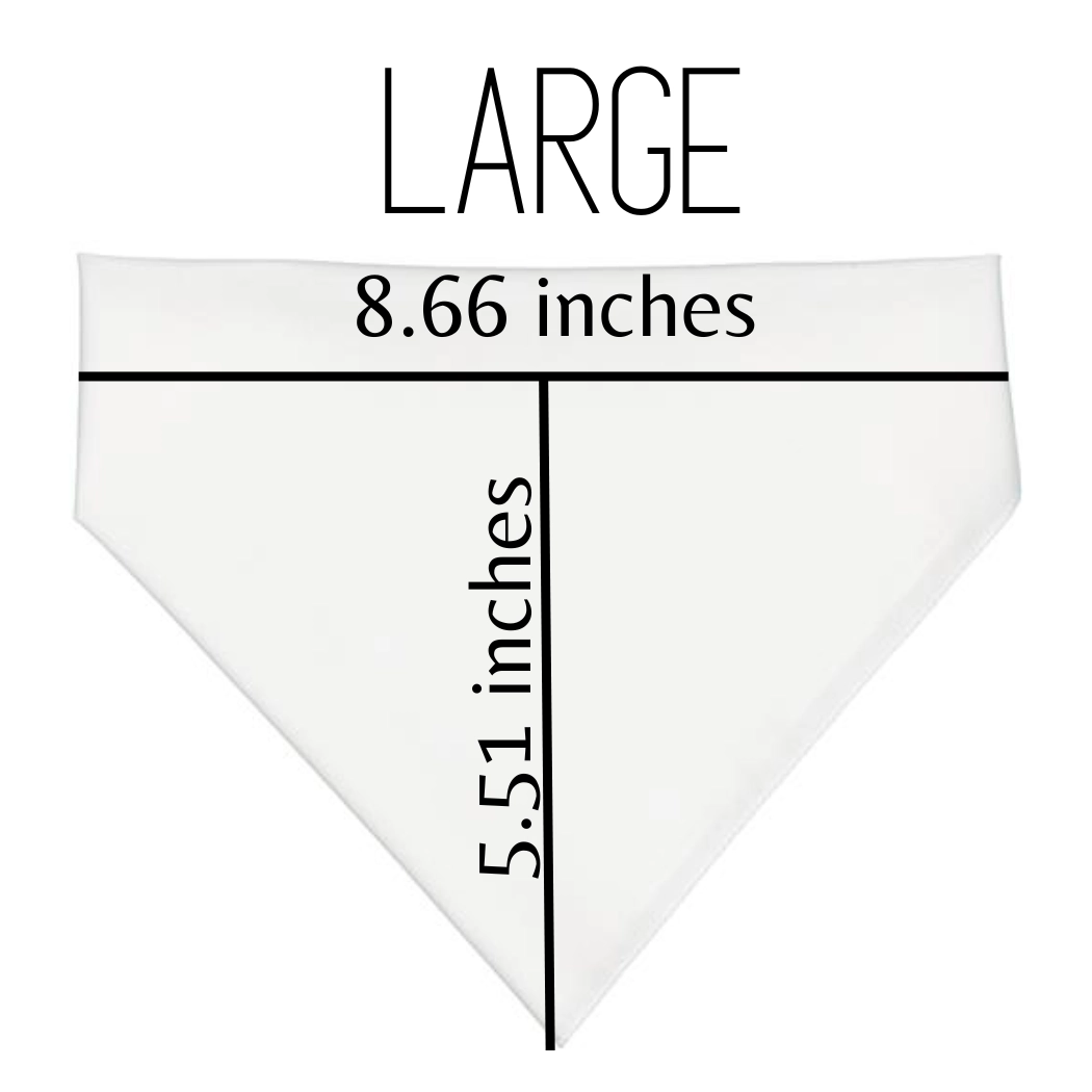 White polyester bandana