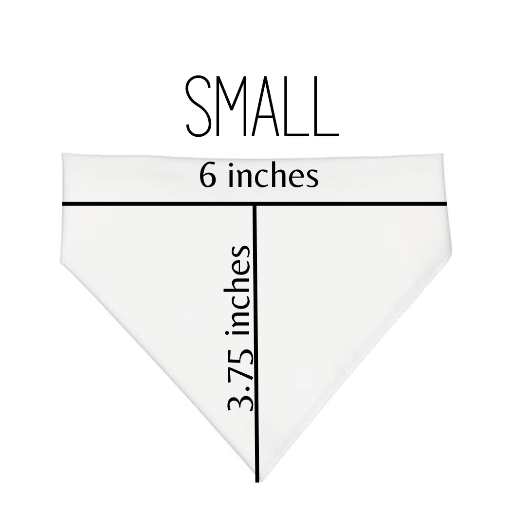 White polyester bandana