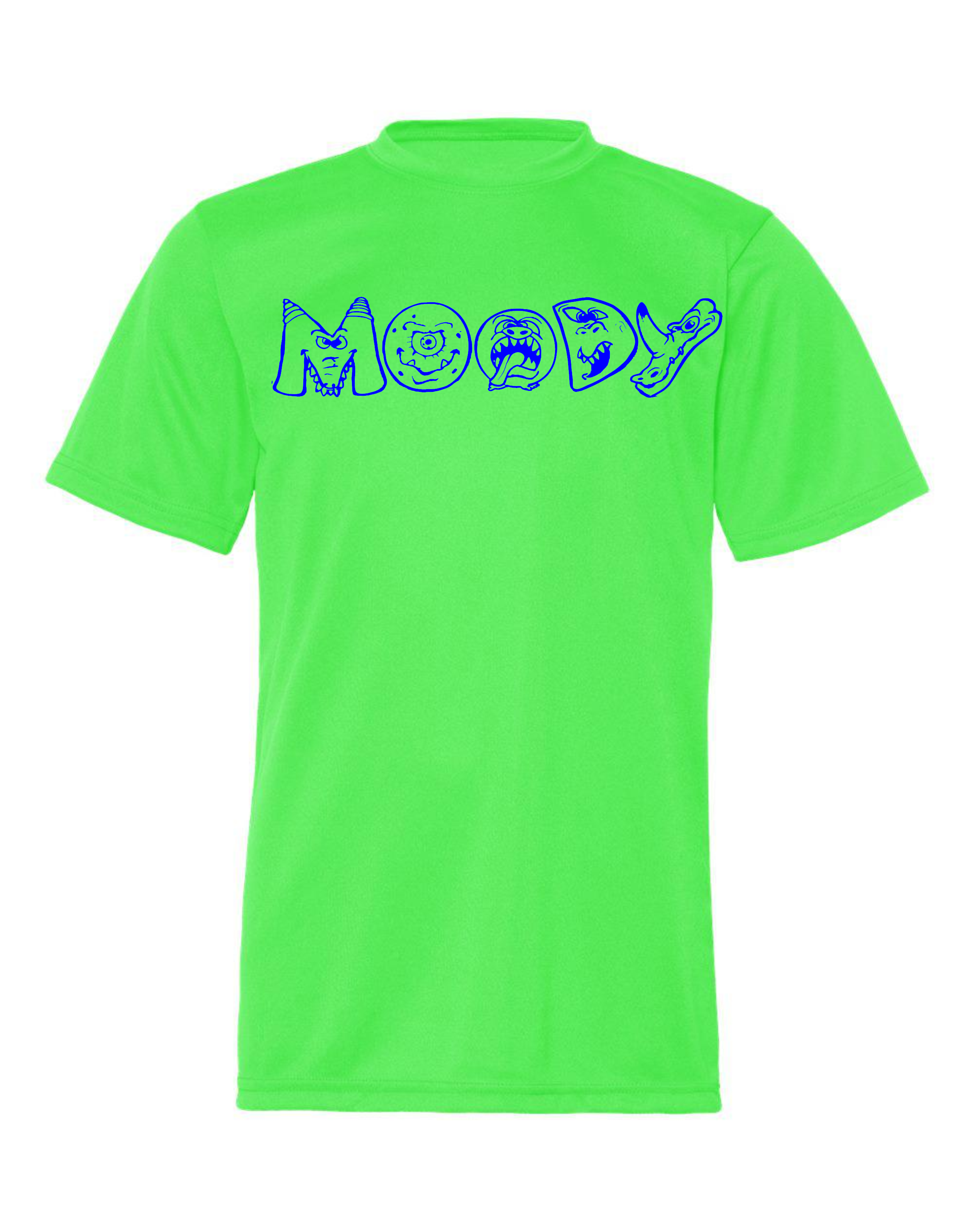 Moody Line with the Blue