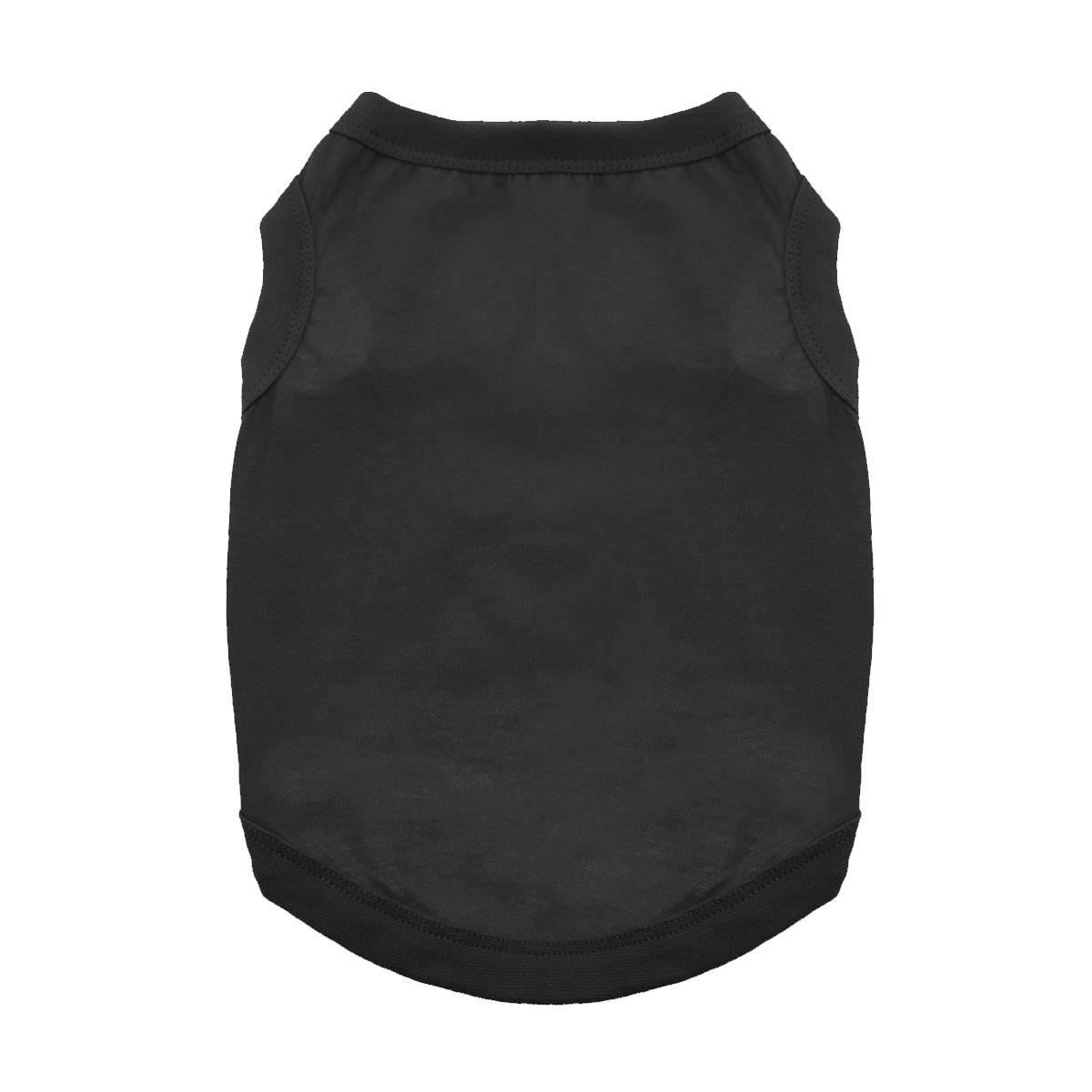 Cotton Dog Shirt Tank Black