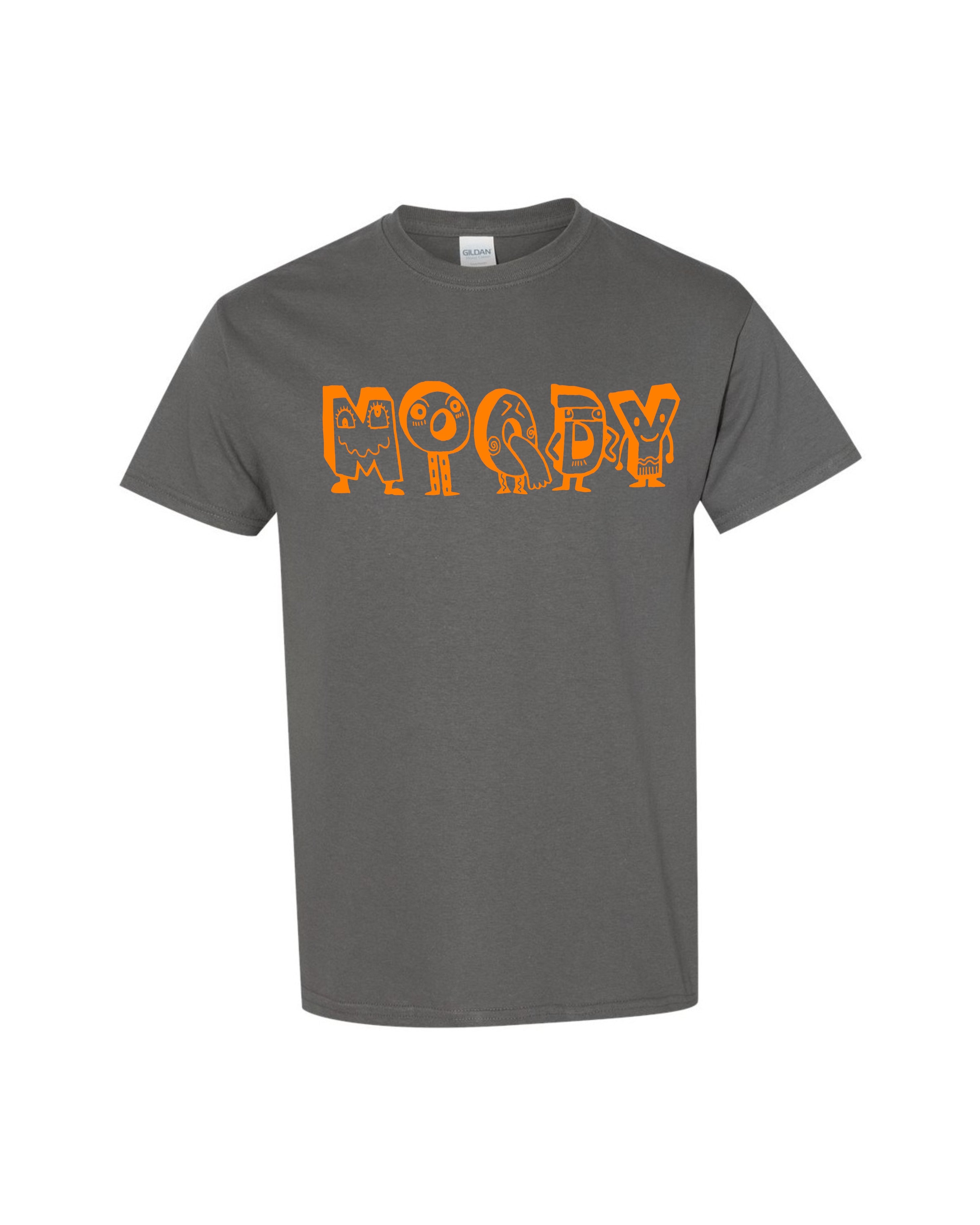 MOODY Orange Characters Performance Tee