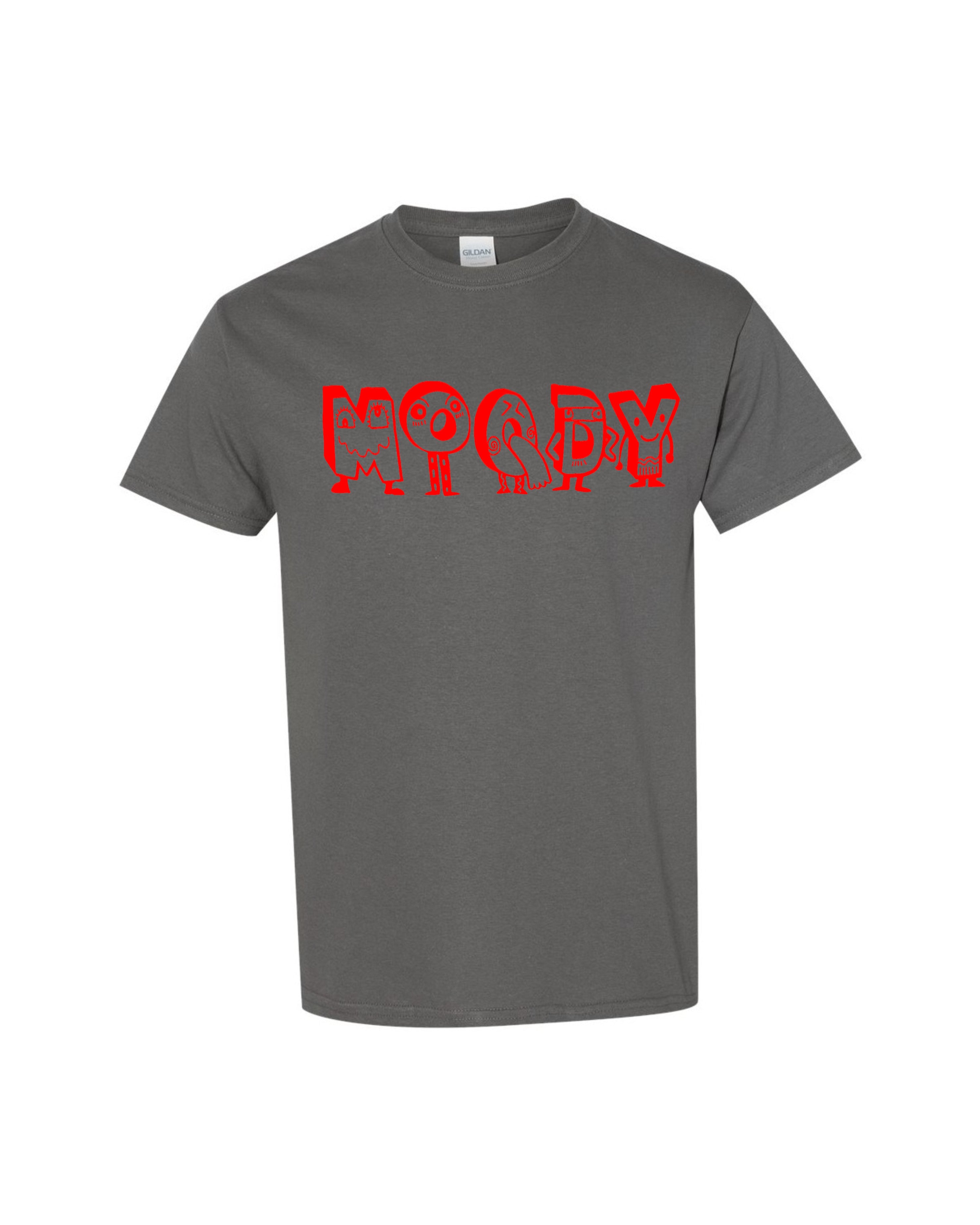 MOODY Red Characters Performance Tee